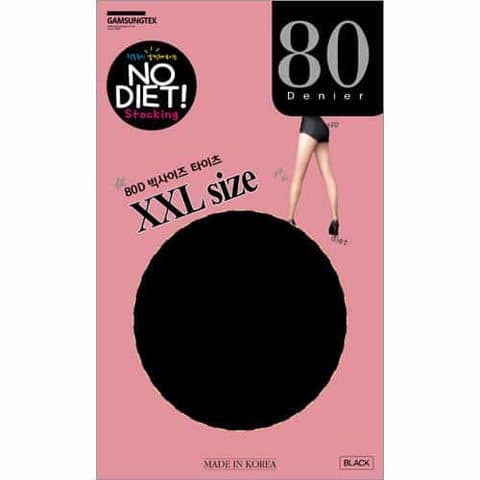 Plus-size 80D STOCKING product shot